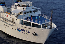 Drone deck on NOAA Ship Gordon Gunter