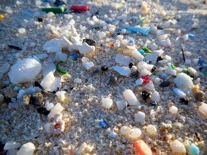 Microplastics on beach (Photo: NOAA).