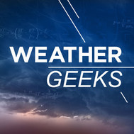 Weather Geeks podcast logo from the Weather Channel
