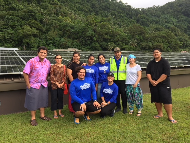 American Samoa Community College student interns