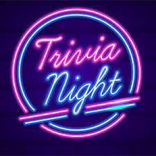 trivia night neon sign