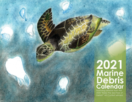 Cover of the 2021 Marine Debris Calendar