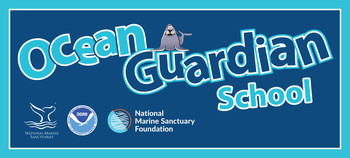 Ocean Guardian School banner logo.