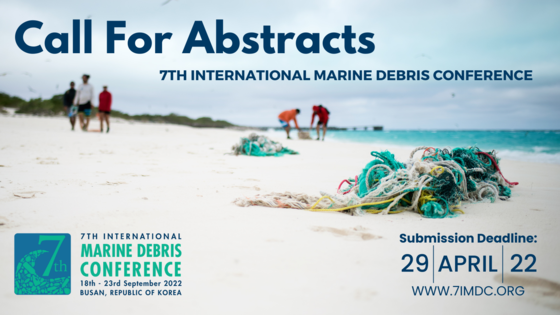 Seventh International Marine Debris Conference call for abstracts graphic.