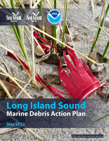 Cover of the 2022 Long Island Sound Marine Debris Action Plan.