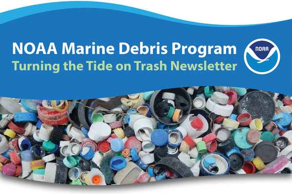 Cover of the NOAA Marine Debris Program Turning the Tide on Trash newsletter.