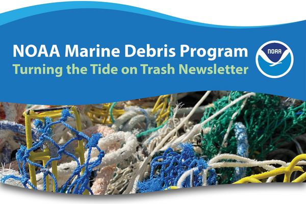 Header of the NOAA Marine Debris Program Turning the Tide on Trash Newsletter.