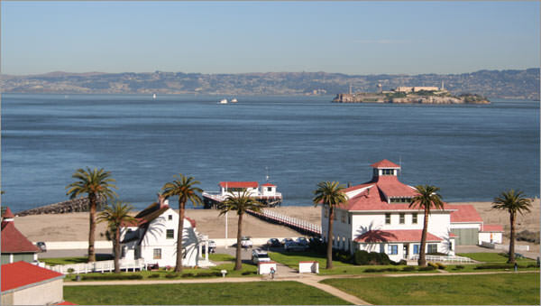 visitor center buildings on Crissy Field