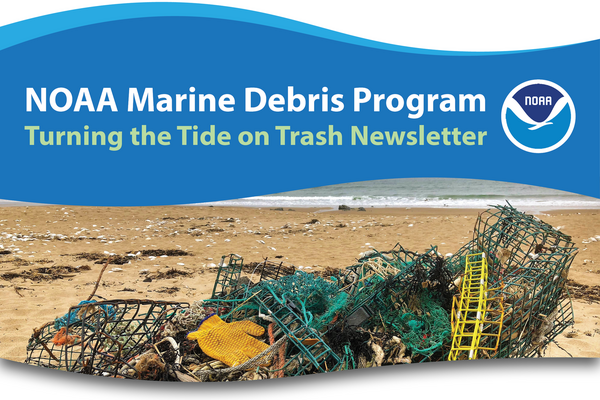 Cover of the NOAA Marine Debris Program Turning the Tide of Trash Newsletter.