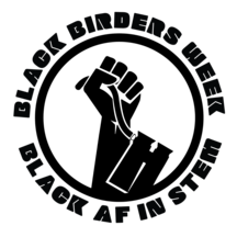 Black AF in STEM Birders Week Logo