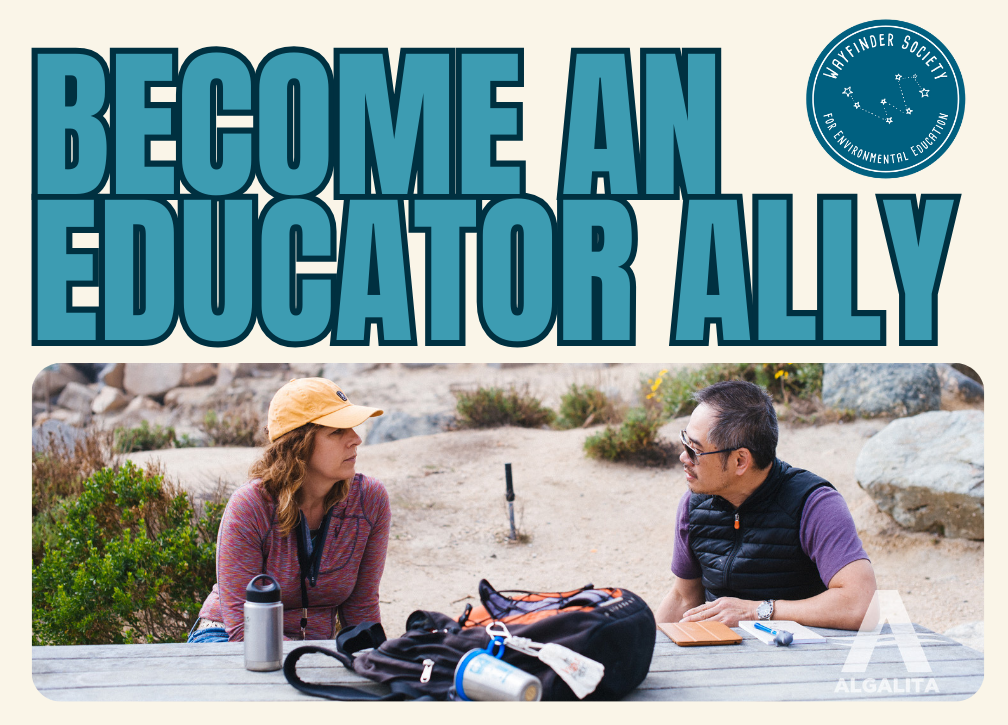 Become and Educator Ally, two people talking