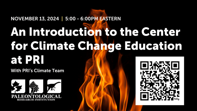 An Introduction to the Center for Climate Change Education at PRI and QR Code