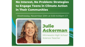 Julie Ackerman headshot and event details