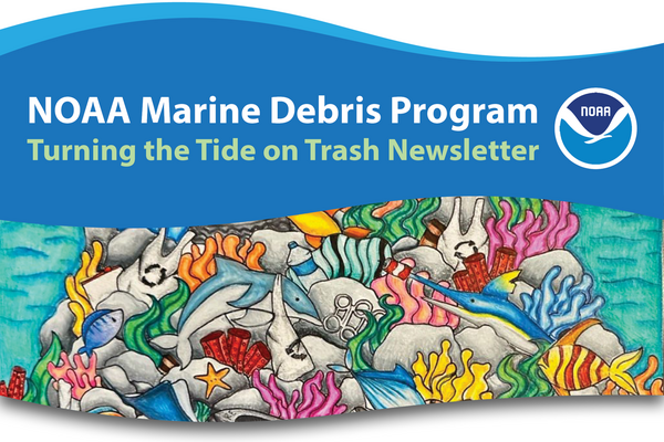 Cover of the NOAA Marine Debris Program Turning the Tide on Trash Newsletter.