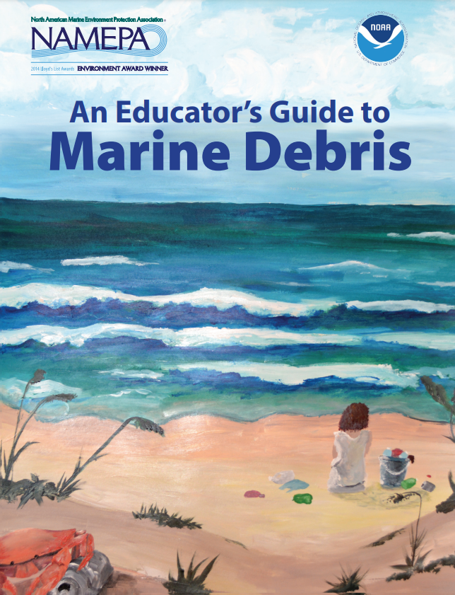 Cover of a marine debris curriculum.