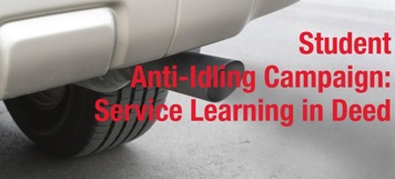 Student Anti-Idling Campaign_ Service Learning in Deed - A car's tailpipe