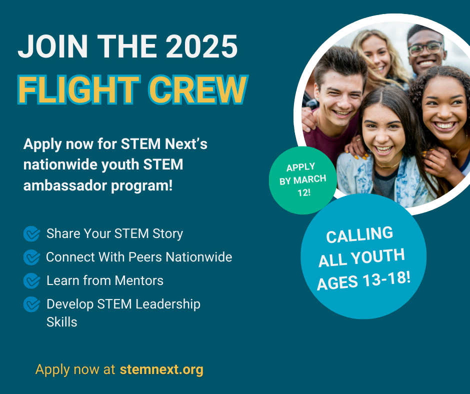 STEM Next Join the 2025 Flight Crew info Sheet