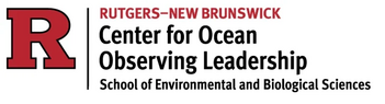 Rutgers-New Brunswick Logo, Center for Ocean Observing Leadership, School of Environmental and Biological Sciences