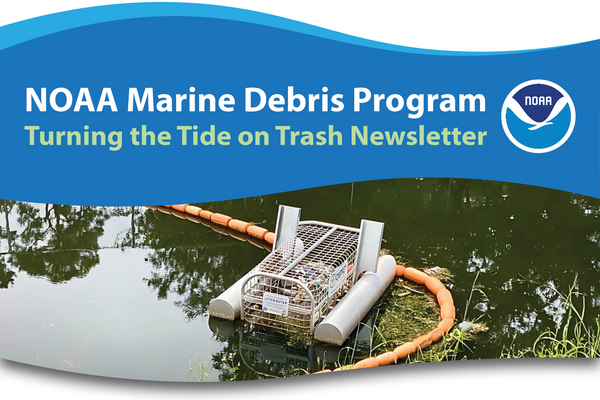 Cover of the NOAA Marine Debris Program Turning the Tide on Trash Newsletter.