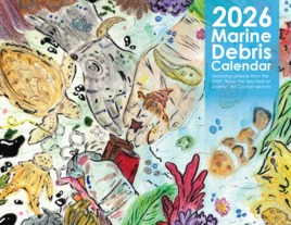 Cover of the 2026 Marine Debris Calendar.