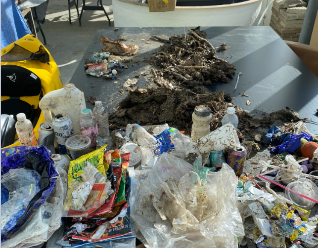 Loyola University sorts debris from a Marina Skimmer