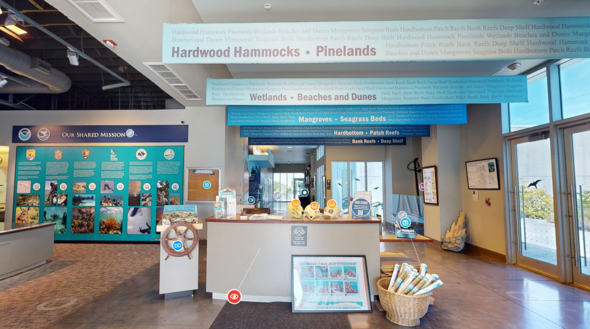 A virtual tour of the Florida Keys Eco-Discovery Center in Key West, Florida.