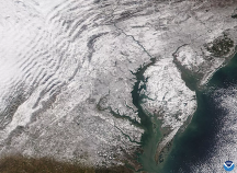 MidAtlantic view of snow and ice _ satelite 