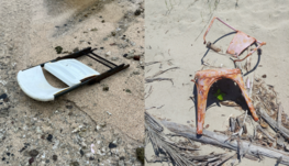 Chairs (plastic and metal) found during MDMAP surveys in Puerto Rico and Eastern District American Samoa one month apart. 