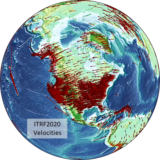International Terrestrial Reference Frame Velocities