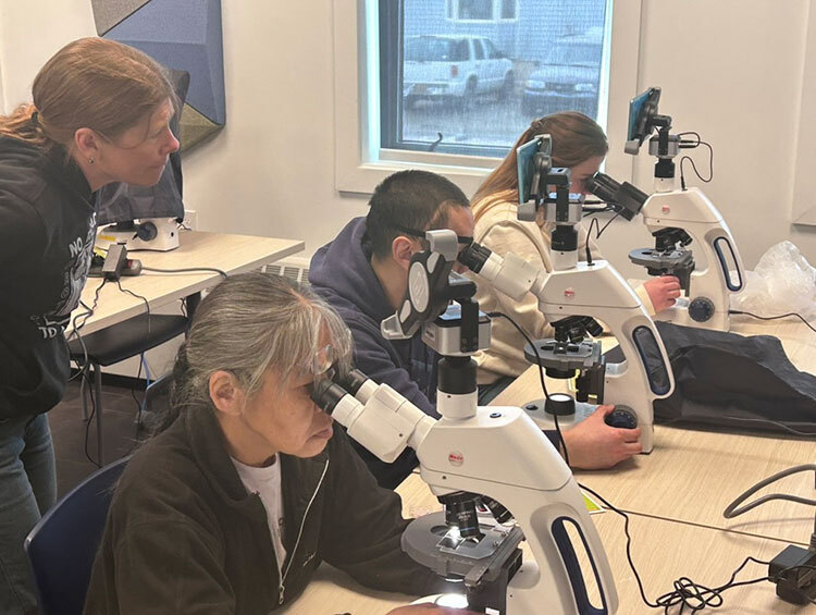 Harmful algal bloom toxin detection training held in Nome, Alaska, 2026.