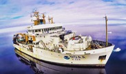 NOAA Ship Oscar Dyson with Icecaps