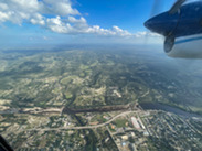 NOAA Twin Otter flies emergency response over Ingram Dam TX