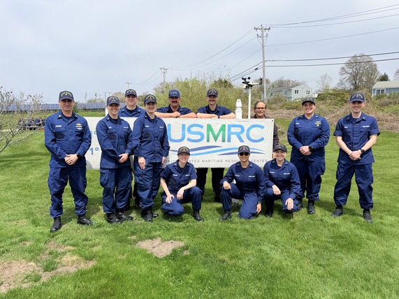 BOTC 147, NCOTC staff, and USMRC staff. PC: LTJG Logan, NOAA