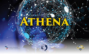 Image of a networked sphere with logos for NPS, NWSI, and Athena