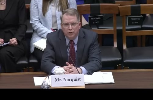 David Norquist testifies at the HASC hearing on the defense industrial base