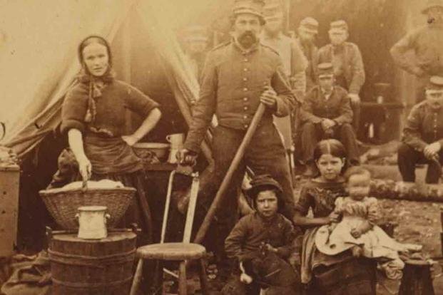 The four Cs of Mothering: Cooking, Cleaning, Children, Civil War.