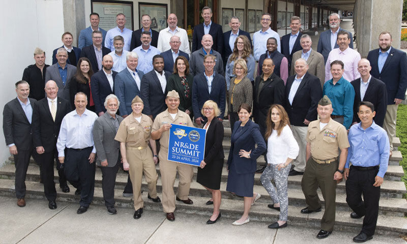 Naval Research leaders pose together at NPS