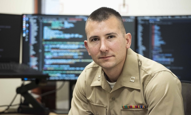 U.S. Marine Corps Capt. Lucas Vancina’s thesis research supports the NPS-FutureG partnership
