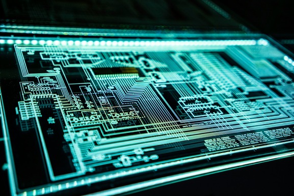 Teal LED circuit