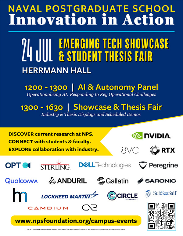 Emerging Tech Showcase flyer