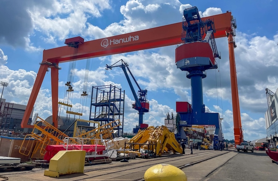Hanwha shipyard