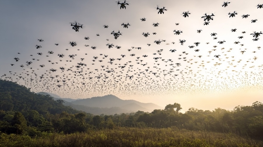 drone swarm