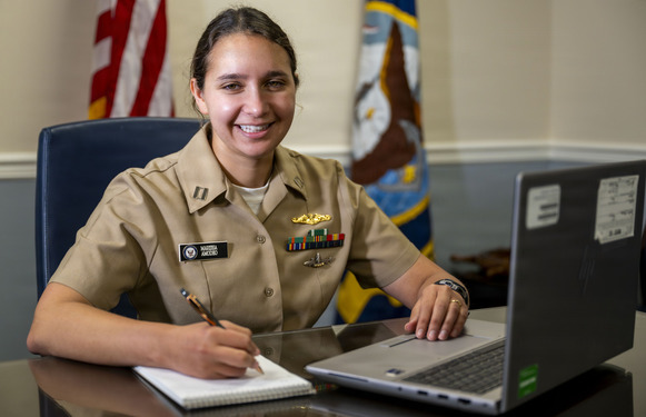 U.S. Navy Lt. Marissa Amodeo