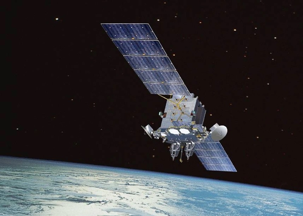 satellite over earth's surface
