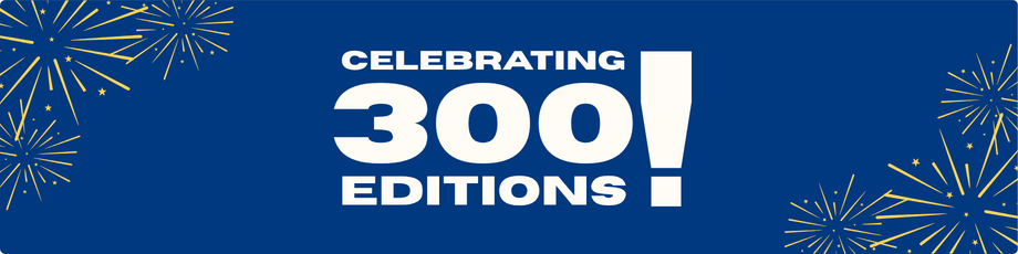 300th edition banner