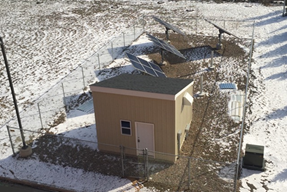 Experimental MassZero solar-powered micro data center