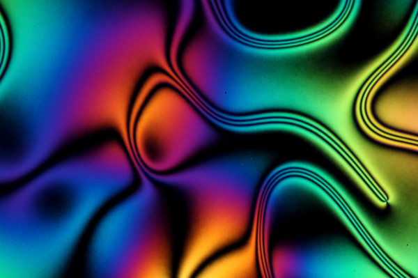 Polarization Microscope Image of Liquid Crystals