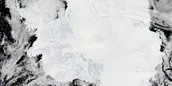 Satellite image of Antarctica