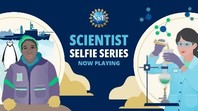scientist selfie