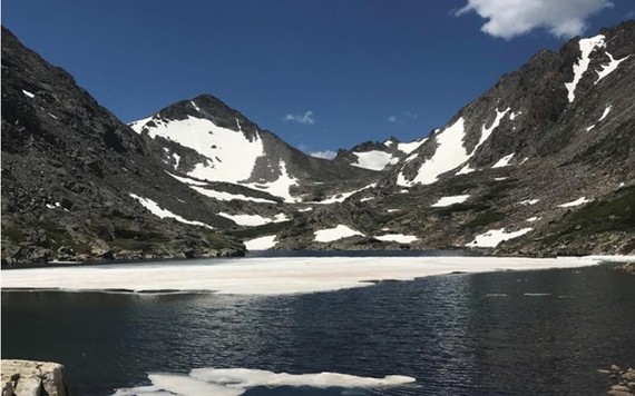 Lake ice cover in Green Lakes Valley, Colorado, has decreased by 24 days since 1983.